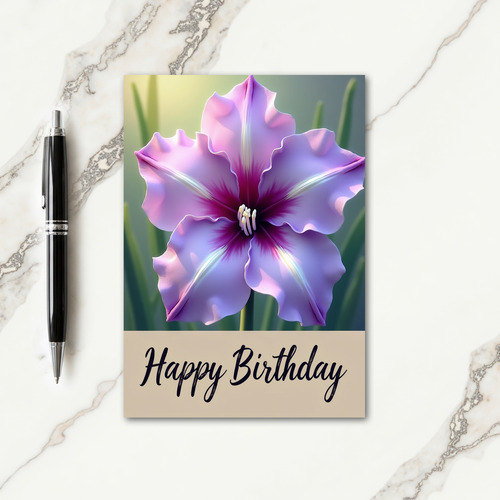 Sweet Birthday Lilac Bloom Card