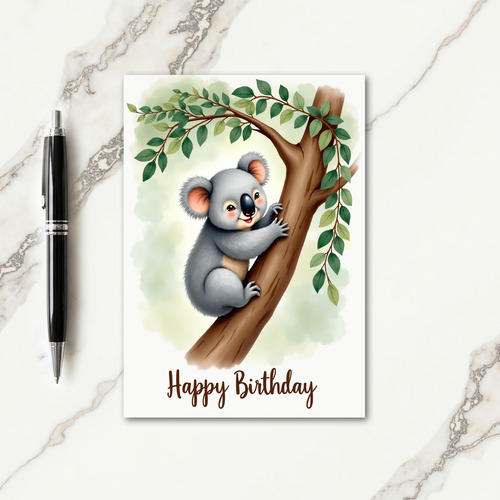 Sweet Birthday Marsupial Card