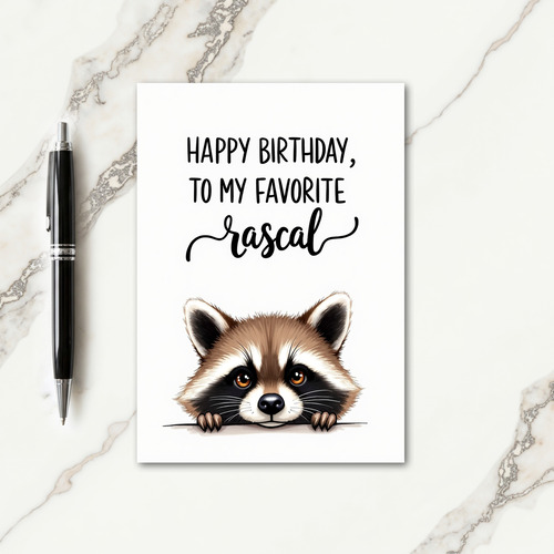 Sweet Birthday Masked Creature Card