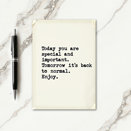 Sweet Birthday Minimalist Text Card