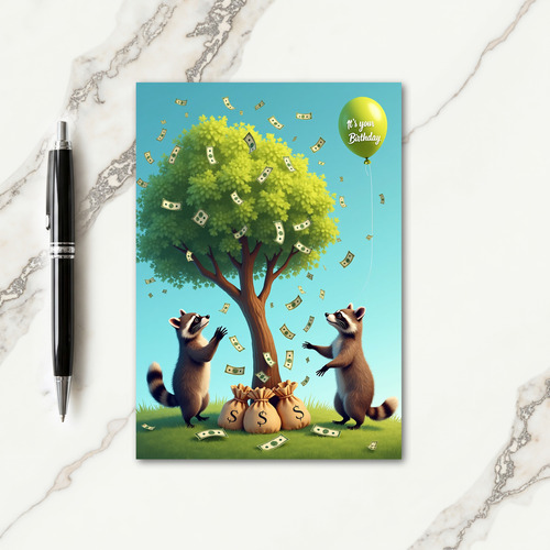 Sweet Birthday Money Tree Card