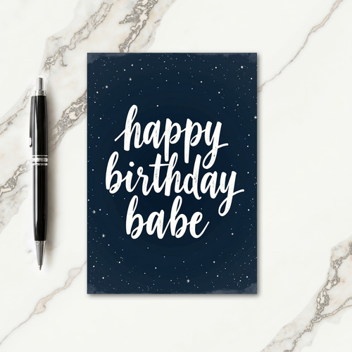Sweet Birthday Night Sky Card