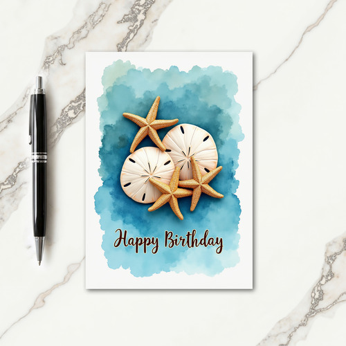 Sweet Birthday Ocean Art Card