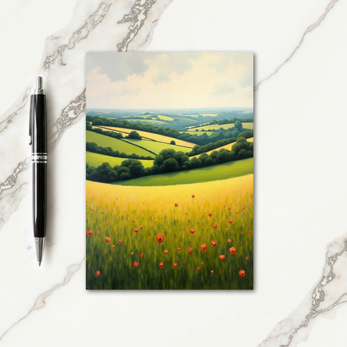 Sweet Birthday Painterly Hills Card