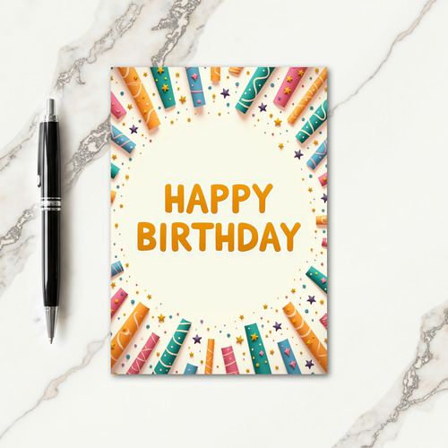Sweet Birthday Paper Art Card