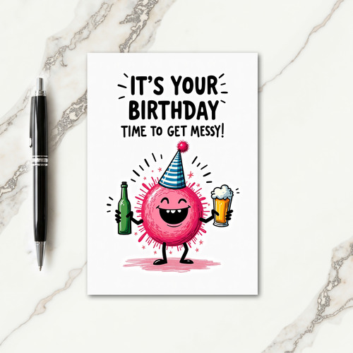 Sweet Birthday Party Card