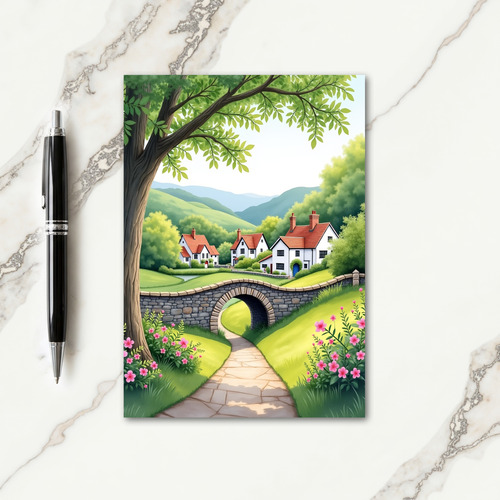 Sweet Birthday Pastoral Path Card