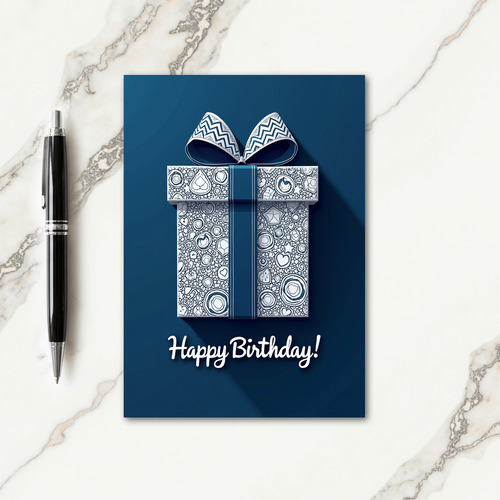 Sweet Birthday Patterned Card