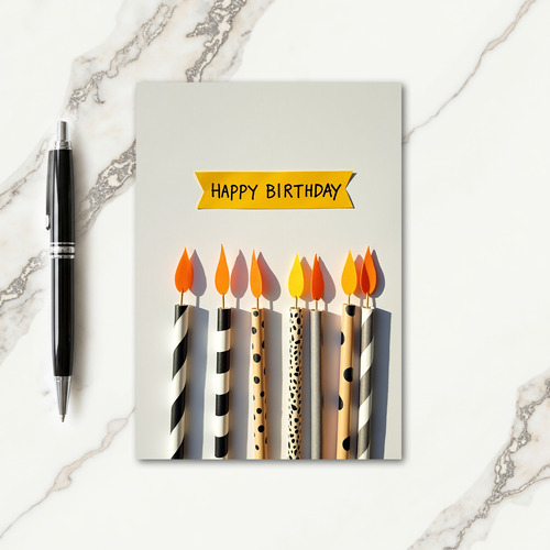 Sweet Birthday Pennant Card