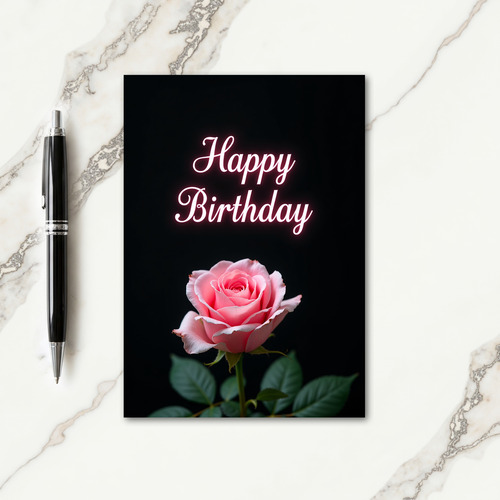 Sweet Birthday Pink Blossom Card