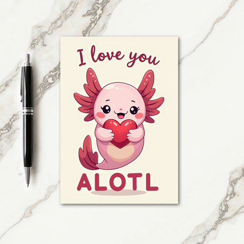 Sweet Birthday Pink Creature Card