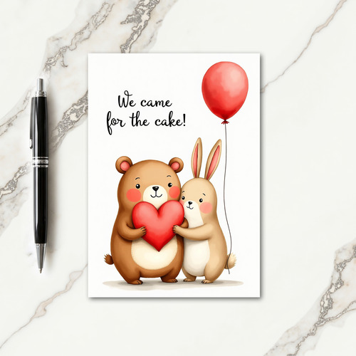 Sweet Birthday Plush Heart Card