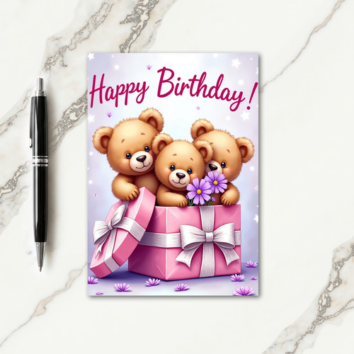 Sweet Birthday Plushie Card