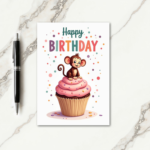 Sweet Birthday Primate Card