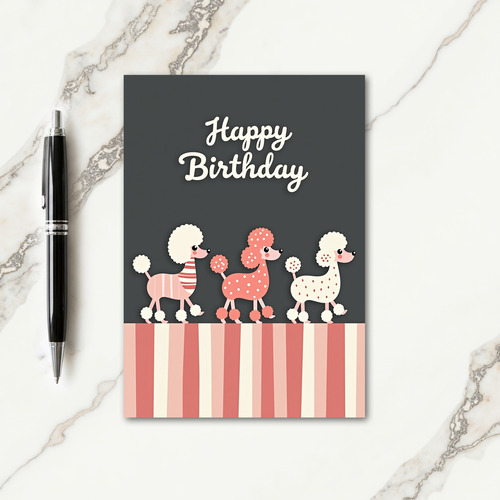 Sweet Birthday Puppy Parade Card