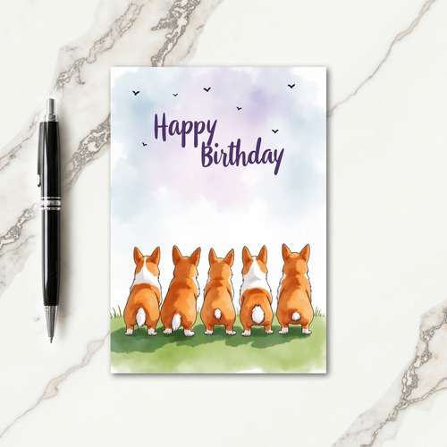 Sweet Birthday Pups Card
