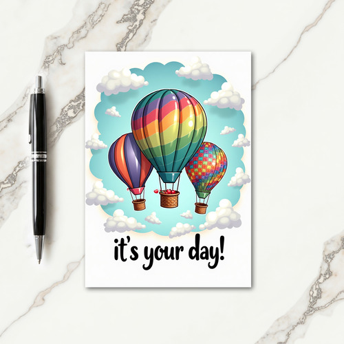Sweet Birthday Rainbow Sky Card