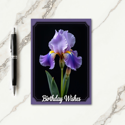 Sweet Birthday Ruffled Flower Card