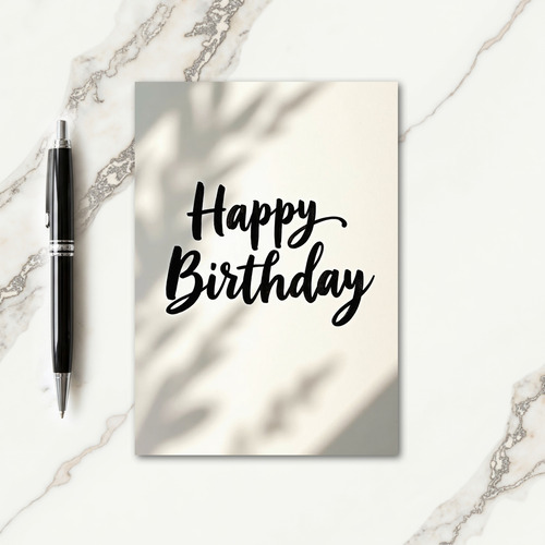 Sweet Birthday Script Card