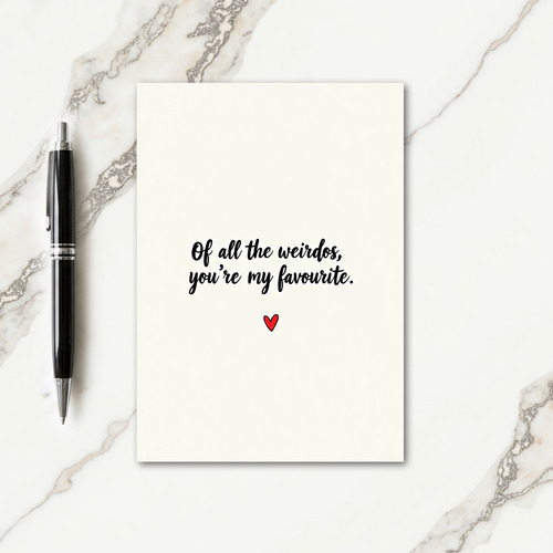 Sweet Birthday Script Heart Card