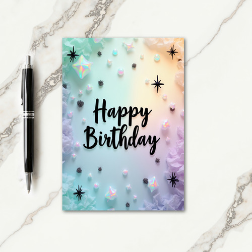 Sweet Birthday Shimmer Card