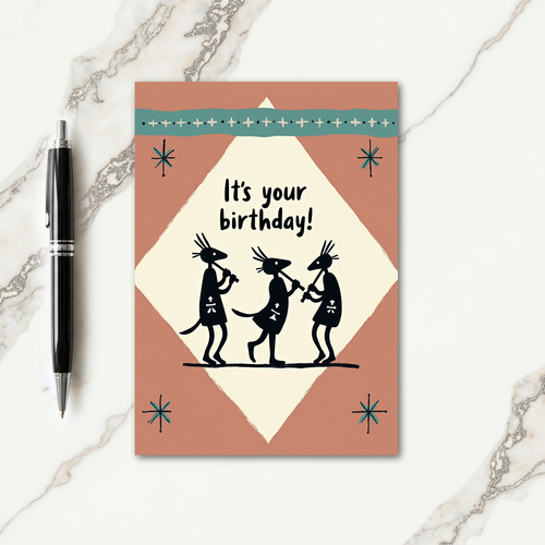 Sweet Birthday Silhouettes Card