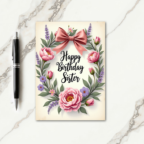Sweet Birthday Sister Card