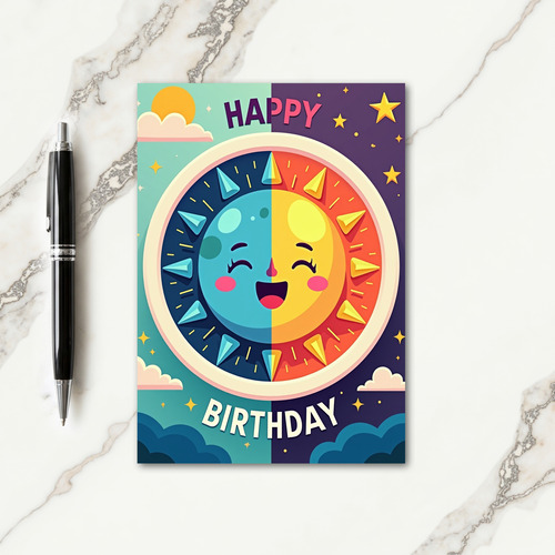 Sweet Birthday Sky Sun Card