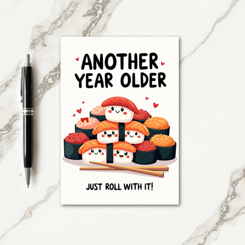 Sweet Birthday Smiling Food Card
