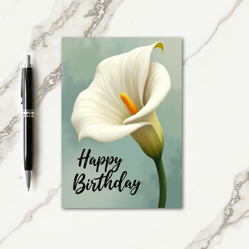 Sweet Birthday Spathe Card