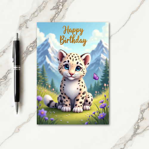 Sweet Birthday Spotted Cub Card
