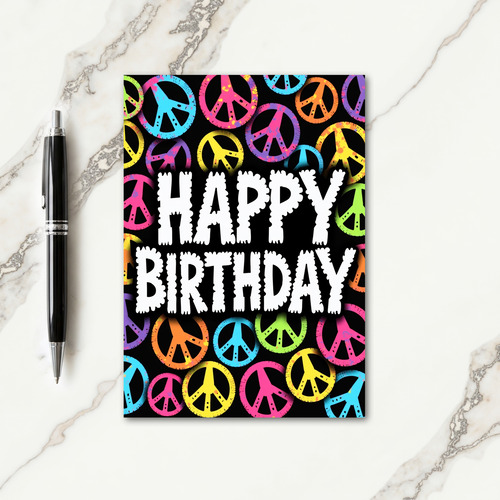 Sweet Birthday Spray Paint Card