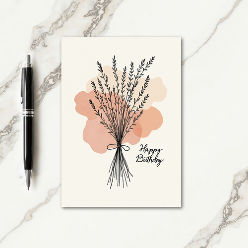 Sweet Birthday Sprig Card