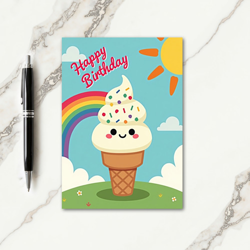Sweet Birthday Sprinkled Treat Card