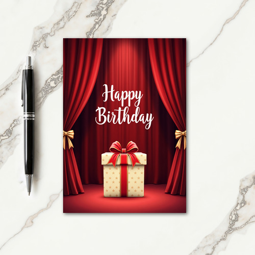 Sweet Birthday Stage Card