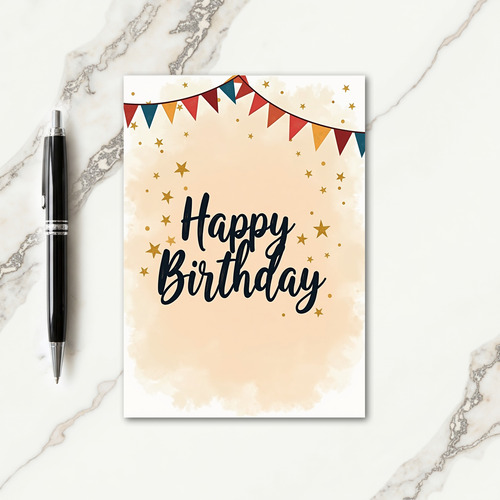 Sweet Birthday Star Card