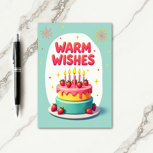 Sweet Birthday Strawberry Card