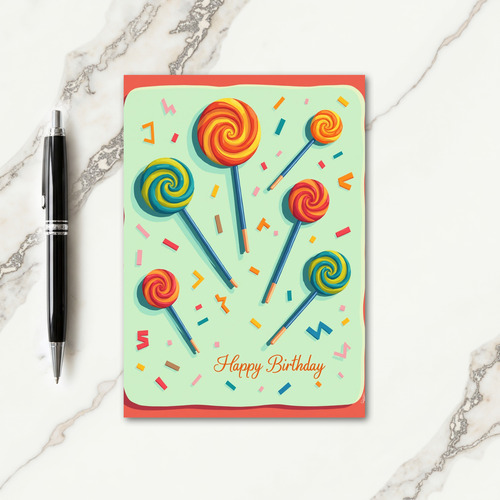 Sweet Birthday Swirls Card