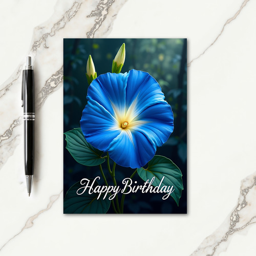Sweet Birthday Trumpet Bloom Card