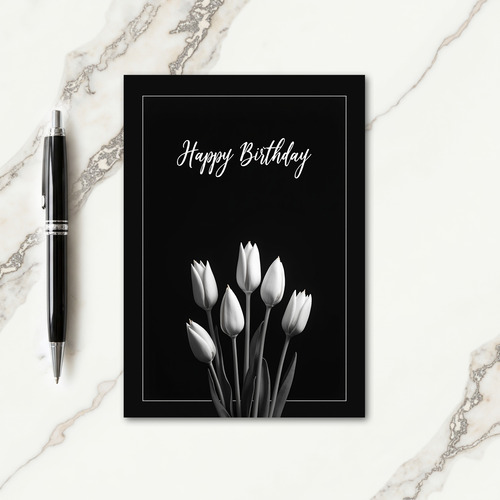 Sweet Birthday Tulip Art Card