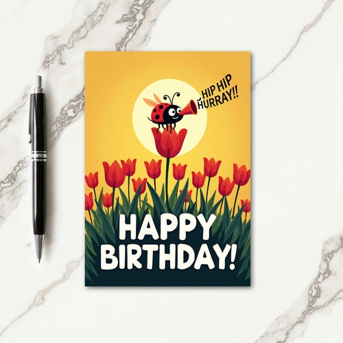 Sweet Birthday Tulip Card