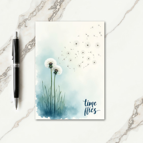 Sweet Birthday Watercolor Seed Head Card