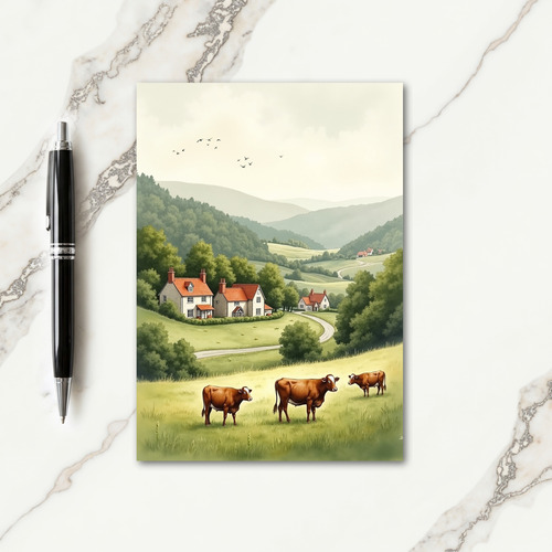 Sweet Birthday Watercolor Valley Card