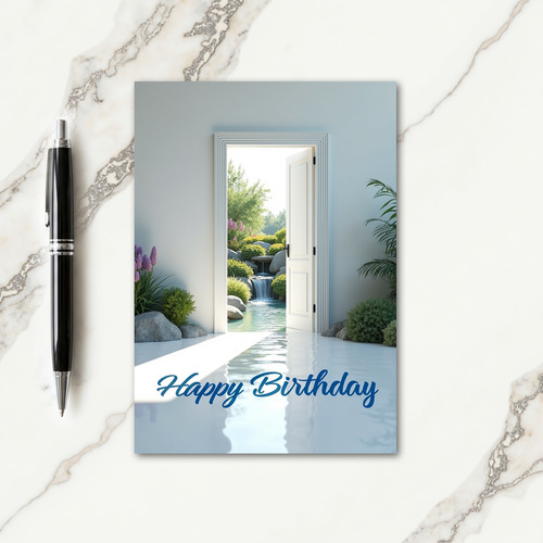 Sweet Birthday Waterfall Card
