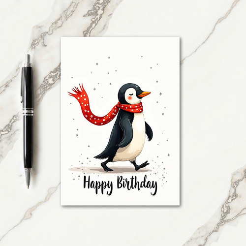 Sweet Birthday Whimsical Bird Card