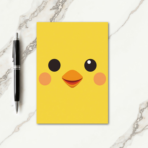 Sweet Birthday Yellow Chick Card