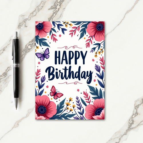 Sweet Botanical Art Card