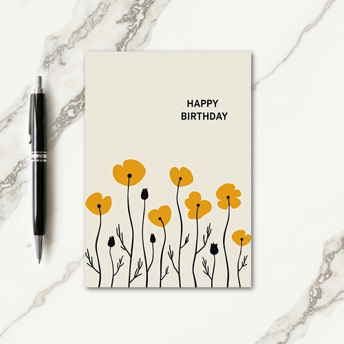 Sweet Botanical Birthday Card