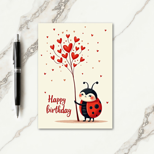 Sweet Bug Birthday Card