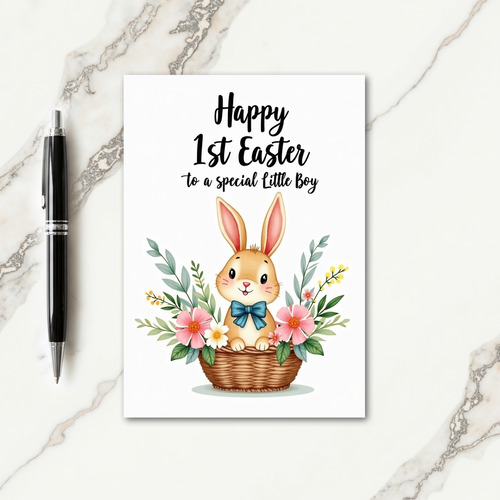 Sweet Bunny First Easter Card